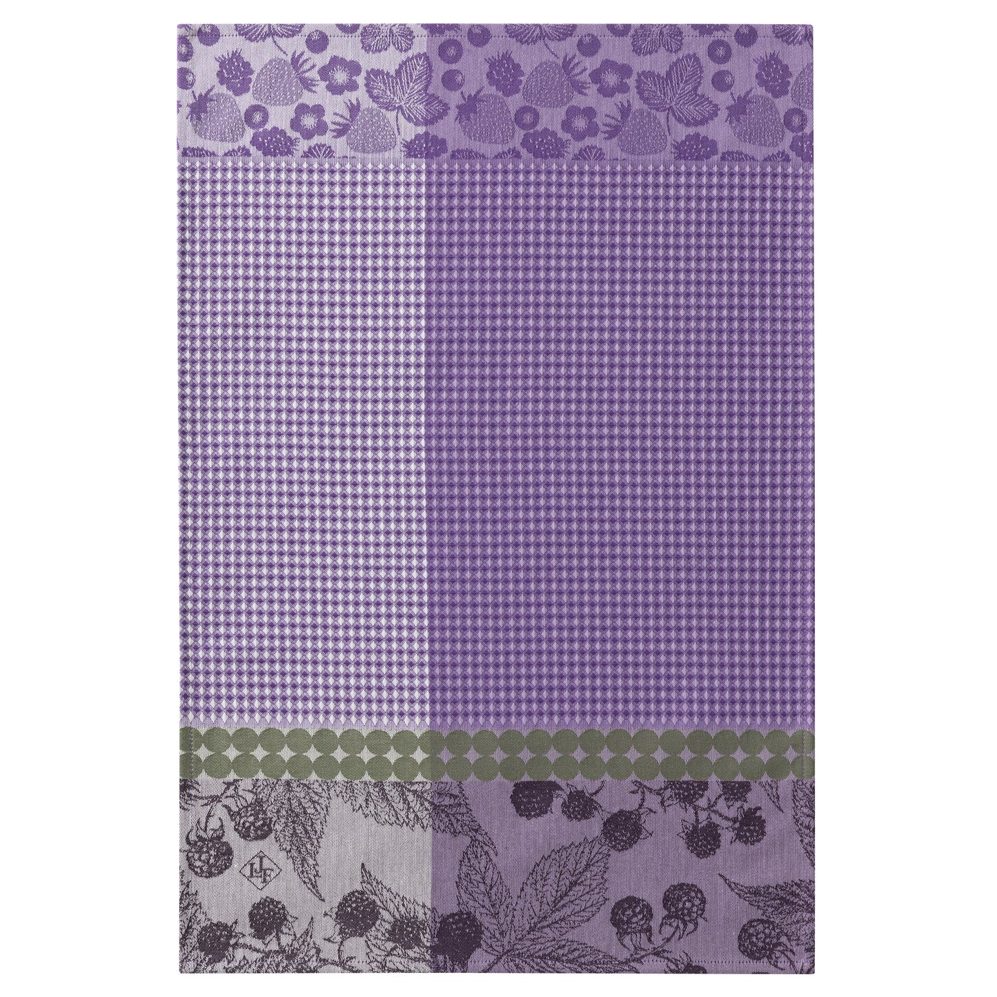 Le Jacquard Français Tea Towel "Cueillette D'Eté" Purple