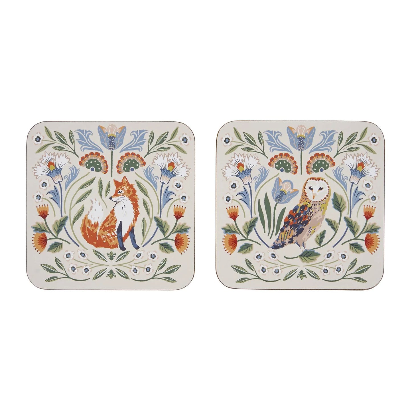 Cork-Backed Coasters "Blackthorn"