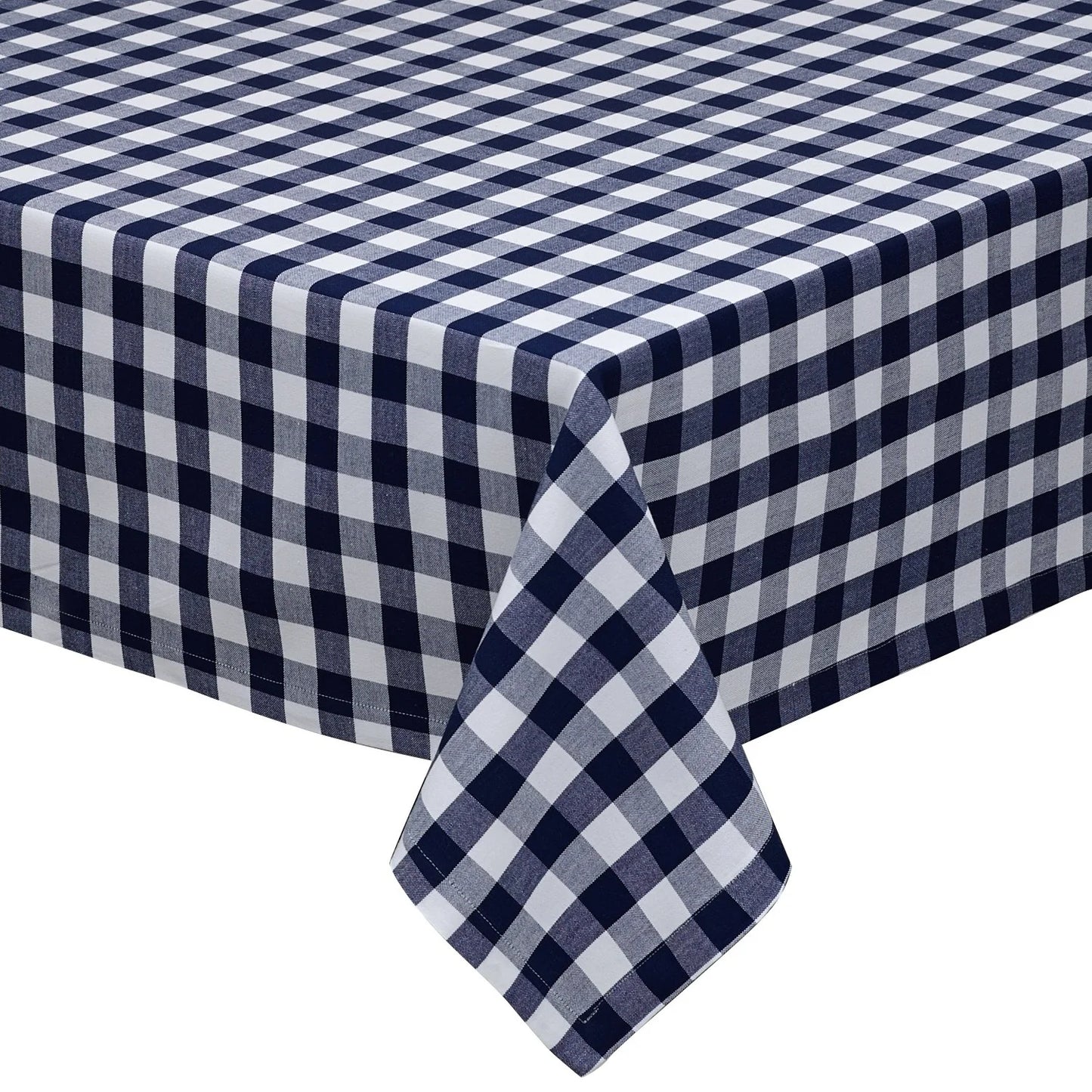 Cotton Tablecloth: "Nautical Check"
