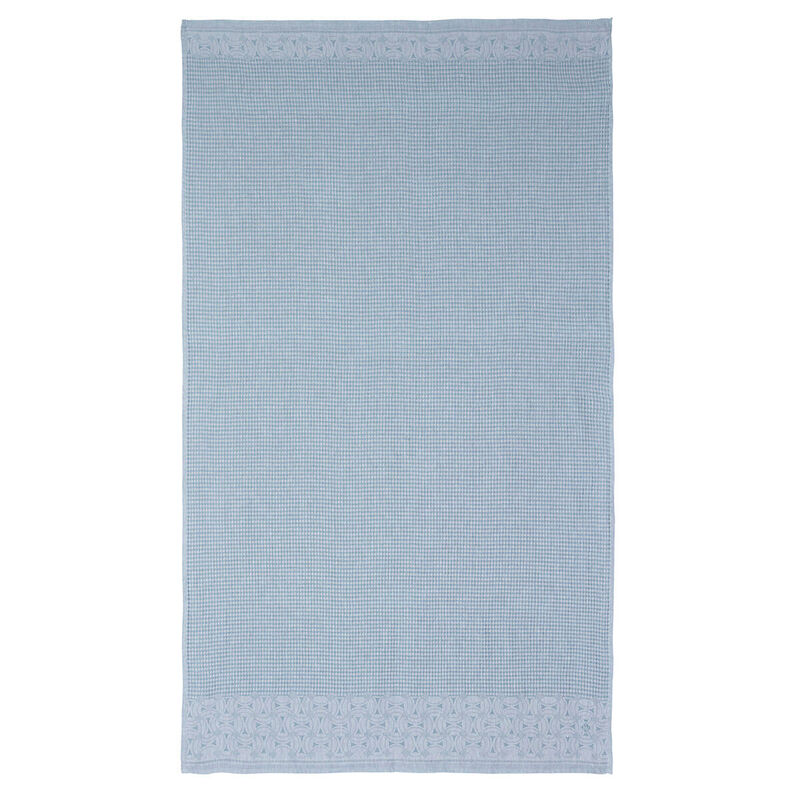 Le Jacquard Francais Linen Bath Towels "Lula" - Blue Ice