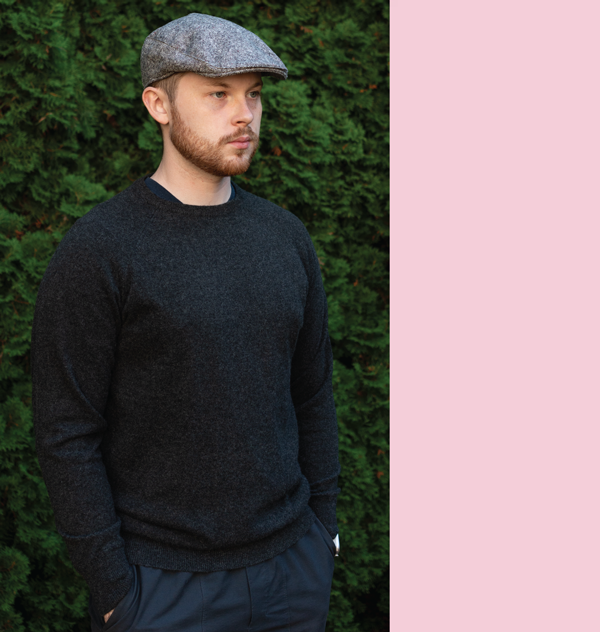Men's Crew Neck Cashmere Sweater