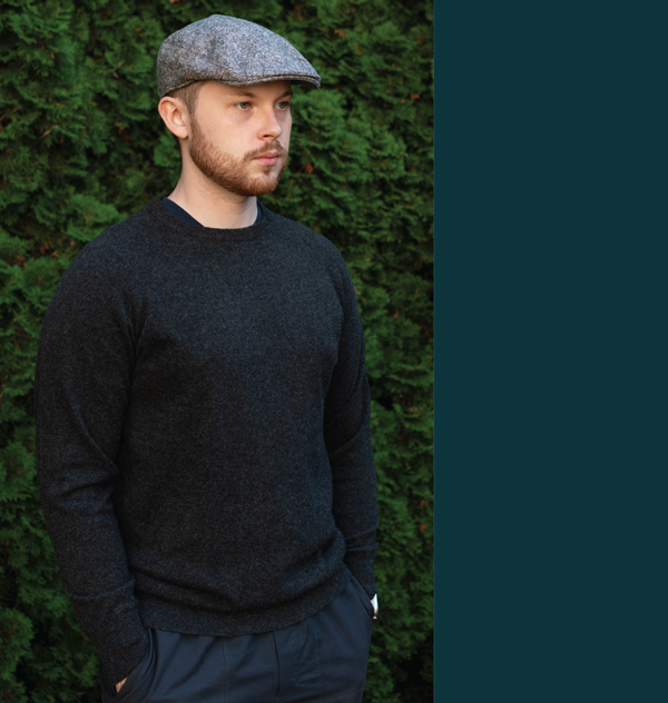 Men's Crew Neck Cashmere Sweater