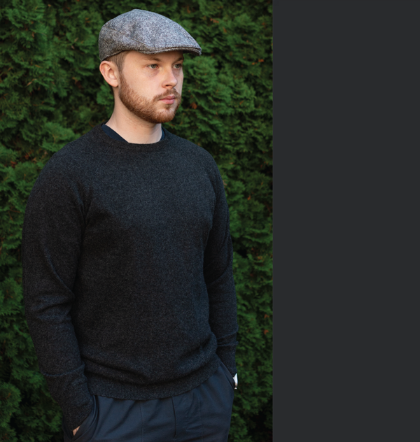 Men's Crew Neck Cashmere Sweater