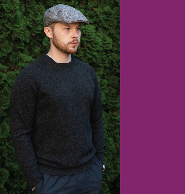 Men's Crew Neck Cashmere Sweater