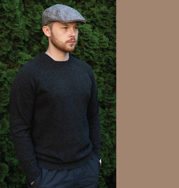Men's Crew Neck Cashmere Sweater