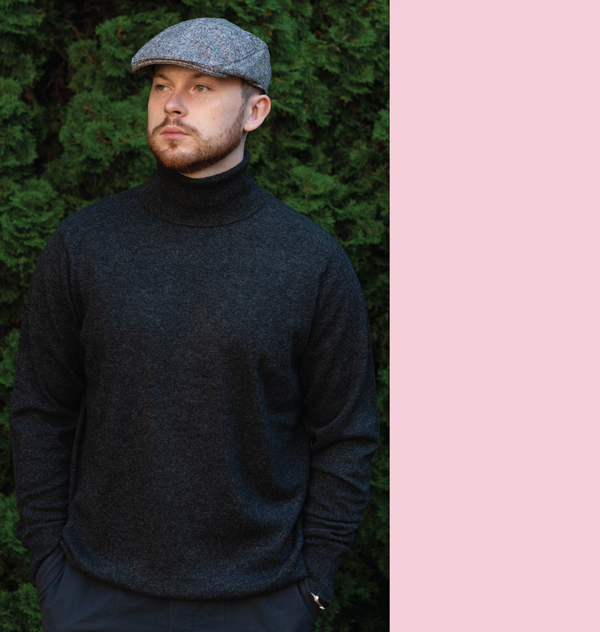 Men's Turtleneck Cashmere Sweater