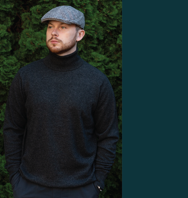 Men's Turtleneck Cashmere Sweater