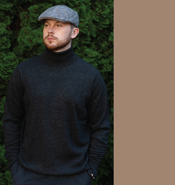 Men's Turtleneck Cashmere Sweater