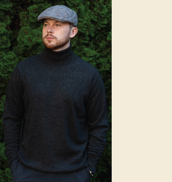 Men's Turtleneck Cashmere Sweater