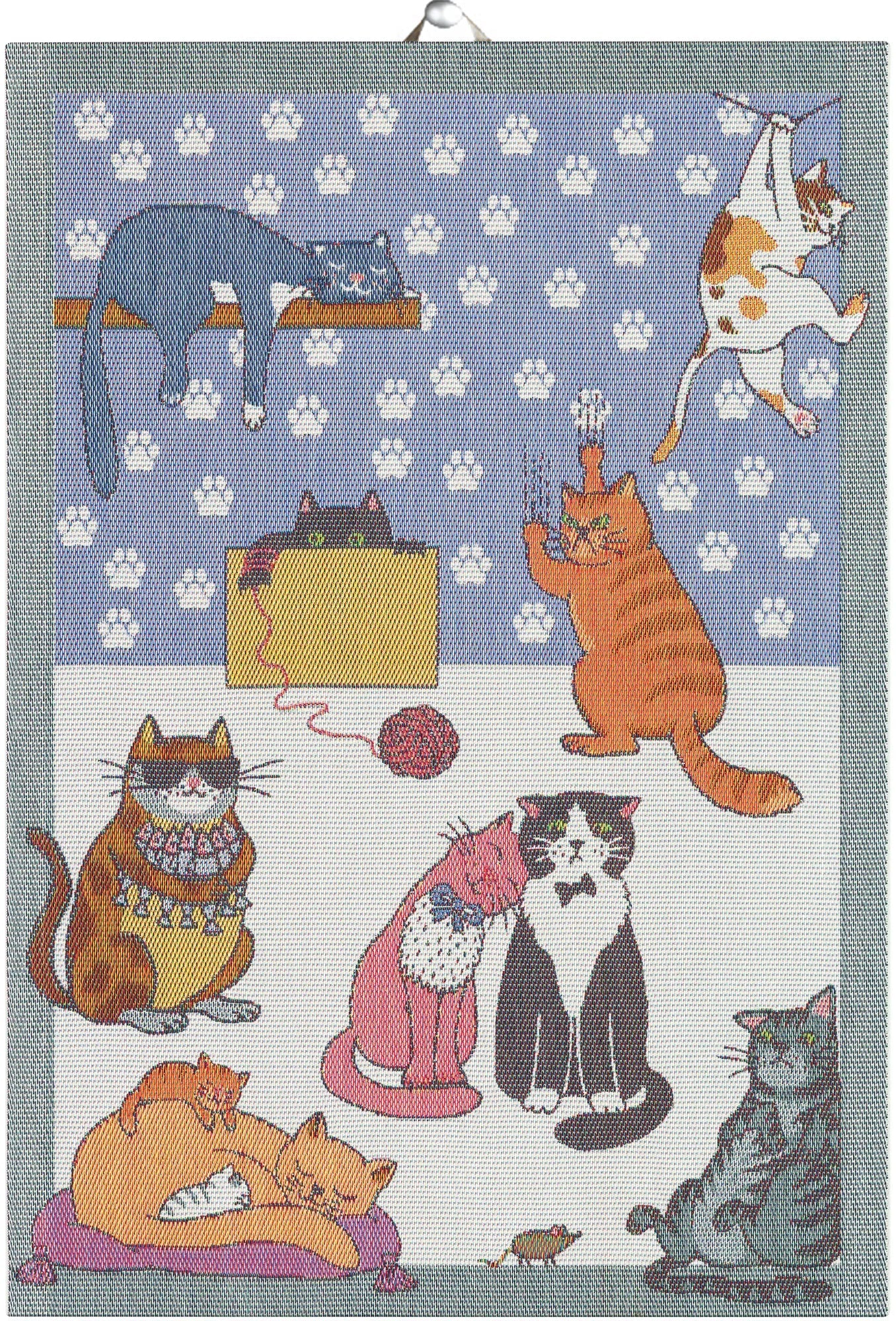 Ekelund Tea Towel: "Cats Fun"