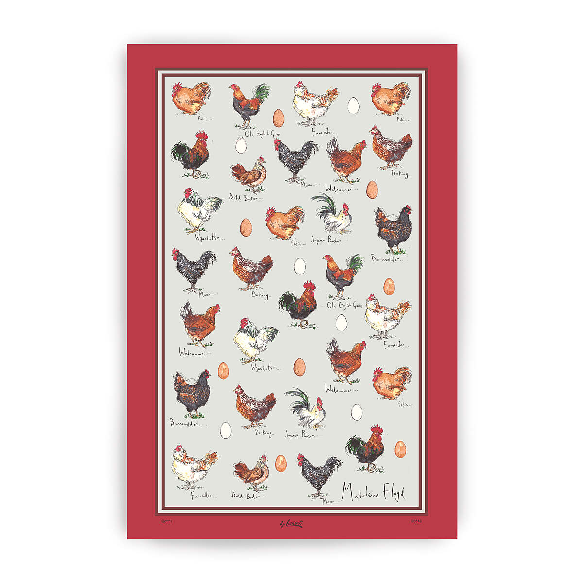 Tea Towel "Chicken & Egg"