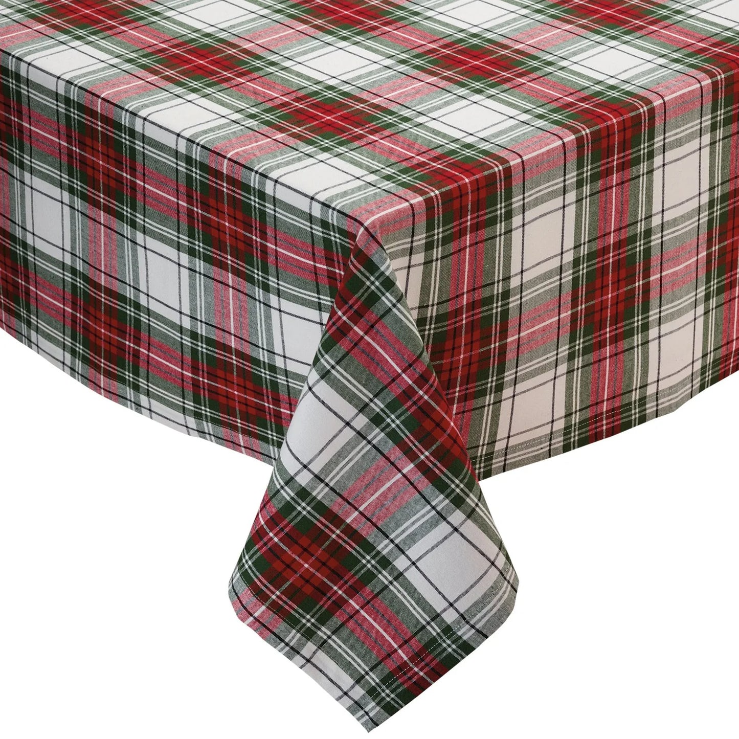Cotton Tablecloth: "Christmas Plaid"