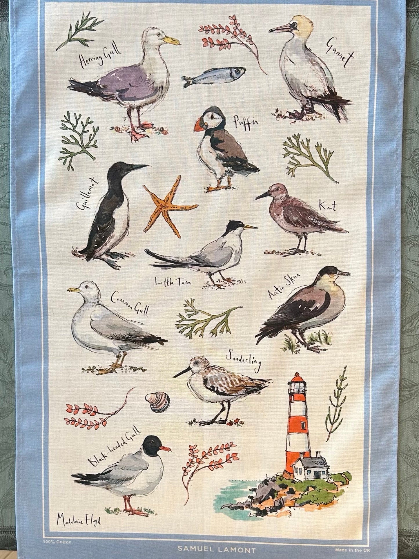 Tea Towel "Coastal Birds"