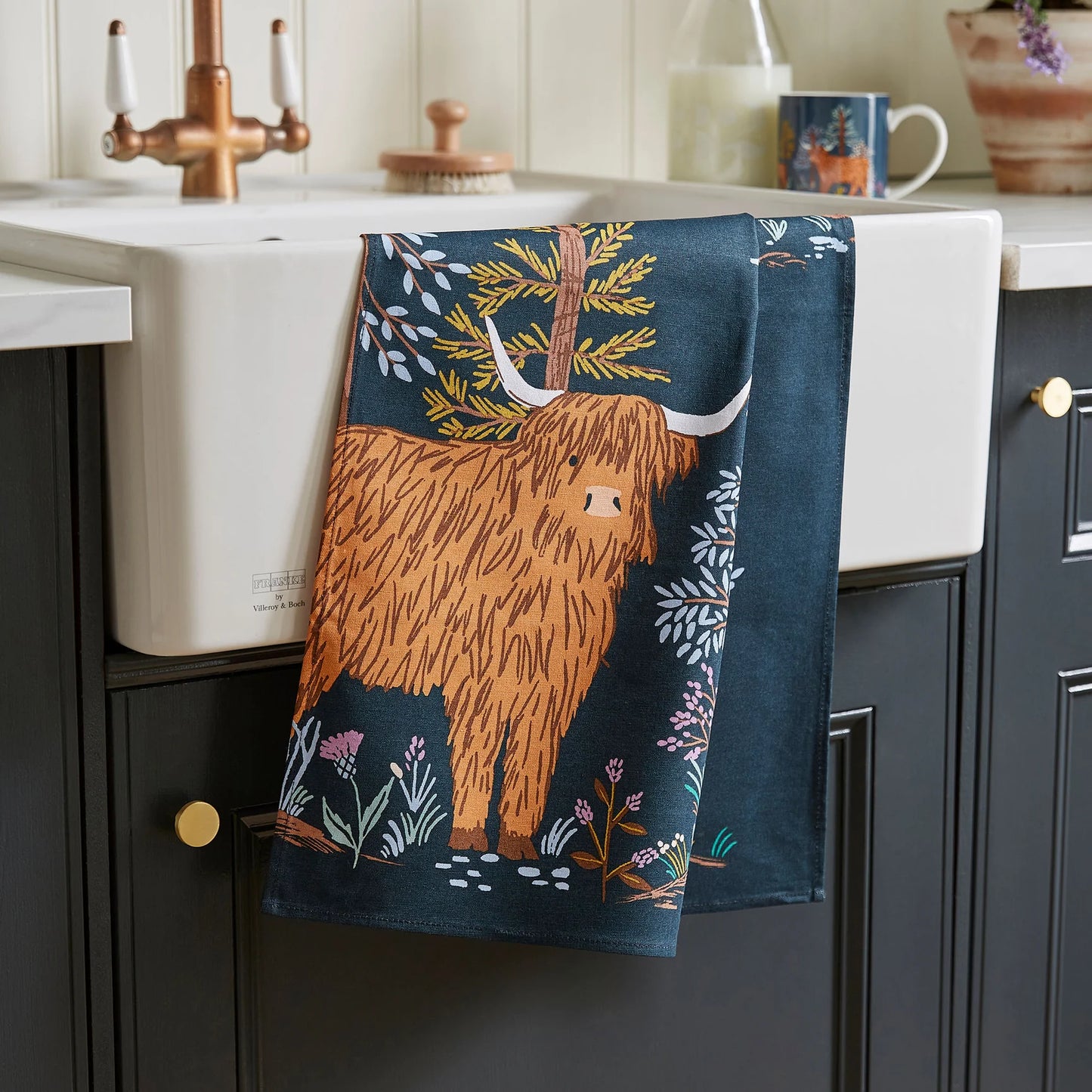 Tea Towel "Connie The Cow"