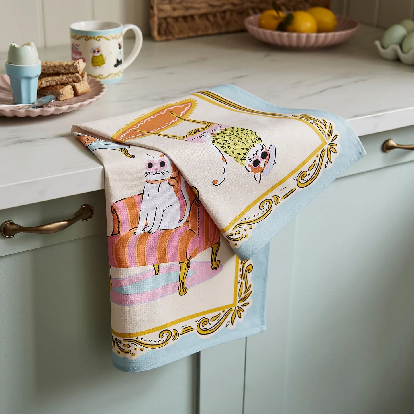 Tea Towel "Cool Cats"
