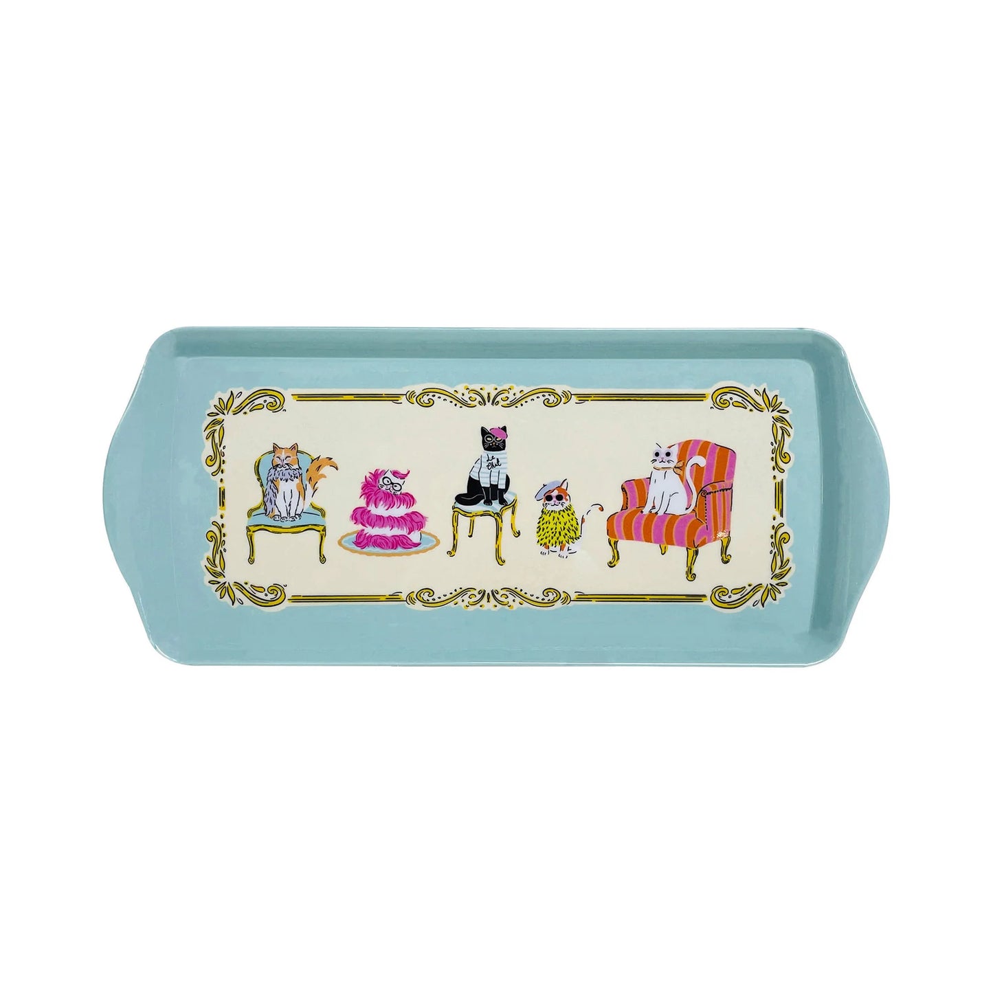 Melamine Tray "Cool Cats" Large