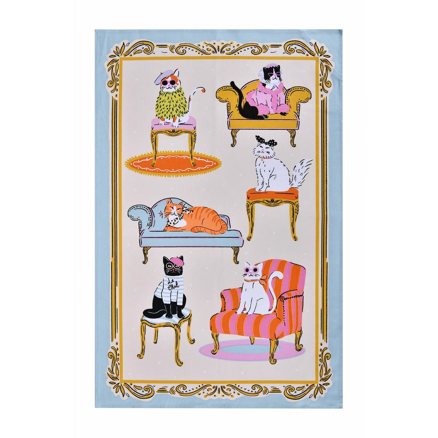 Tea Towel "Cool Cats"