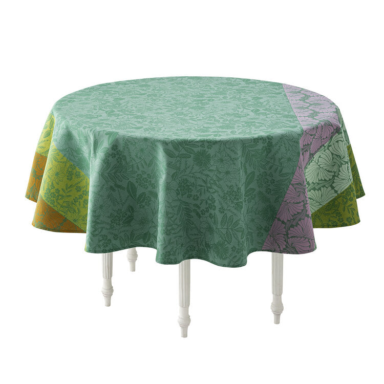 Le Jacquard Francais Tablecloth "Cottage" Green