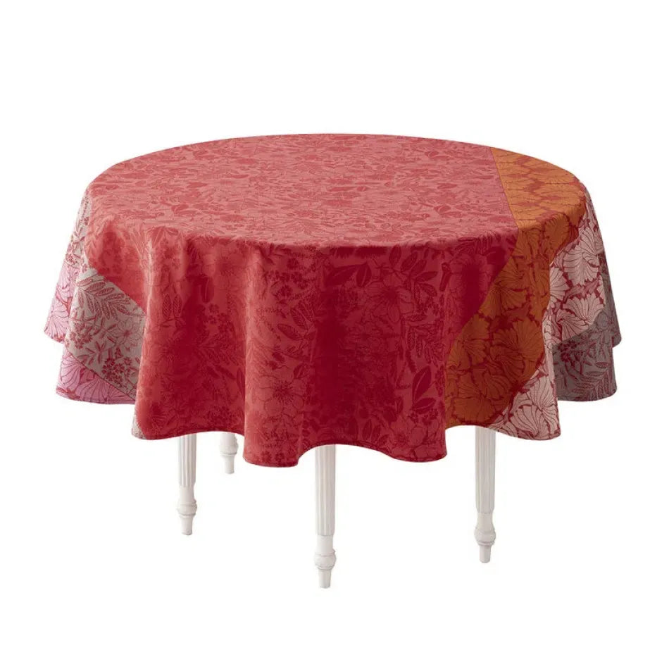 Le Jacquard Francais Tablecloth "Cottage" Pink
