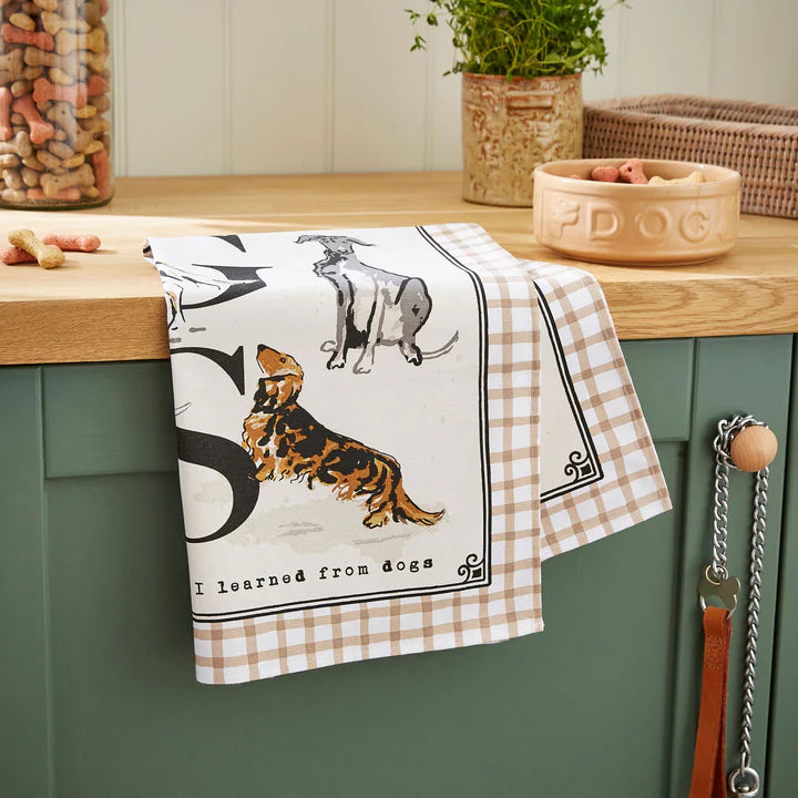 Tea Towel "Country Dogs"