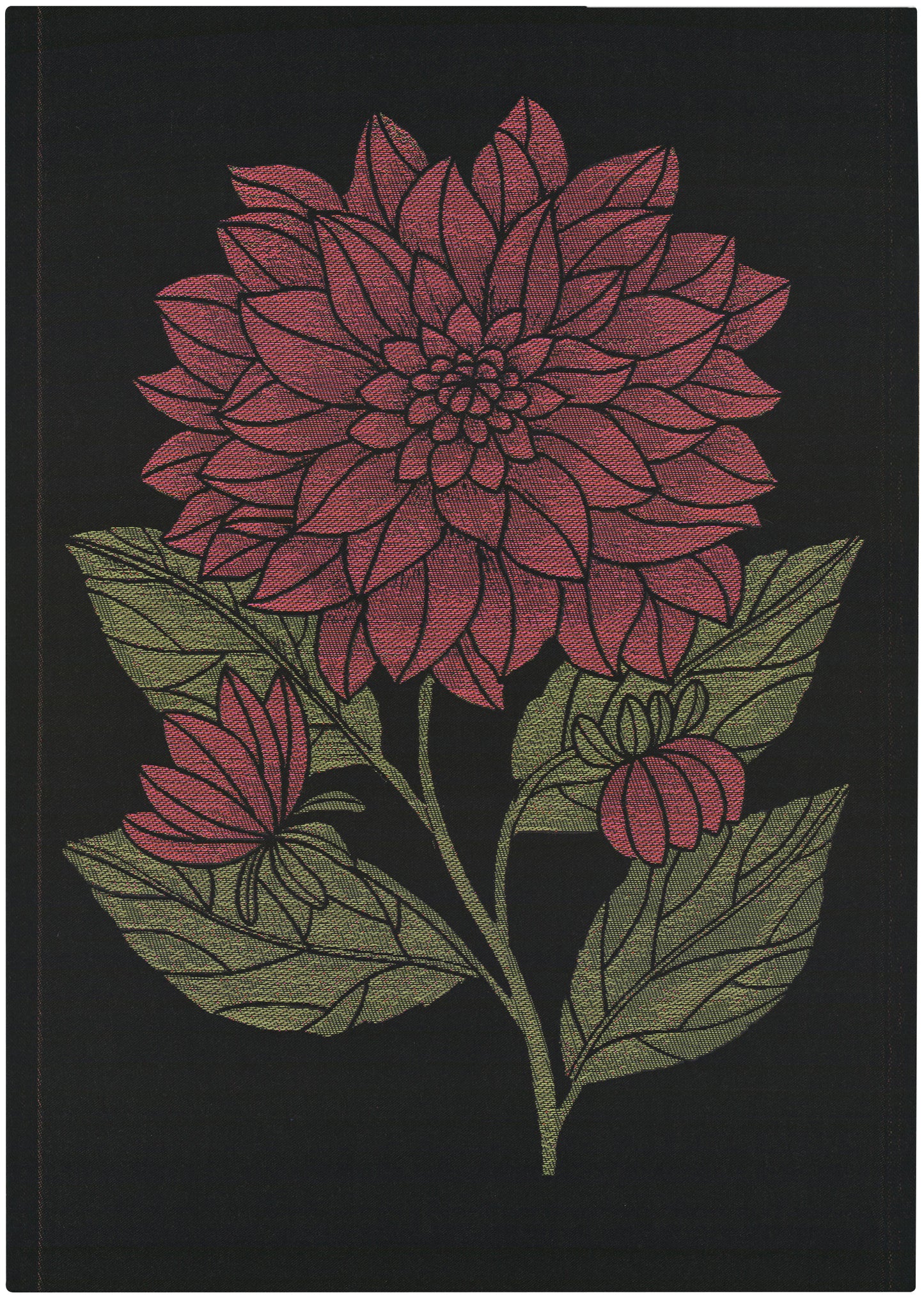 Ekelund Tea Towel: "Dahlia Dekorativ"