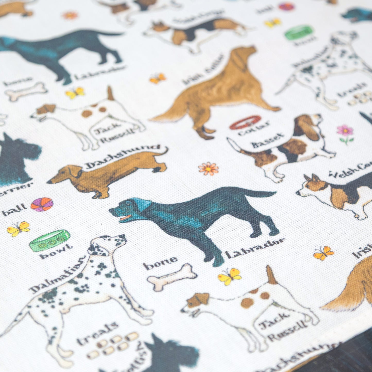 Tea Towel "Dog Breeds"