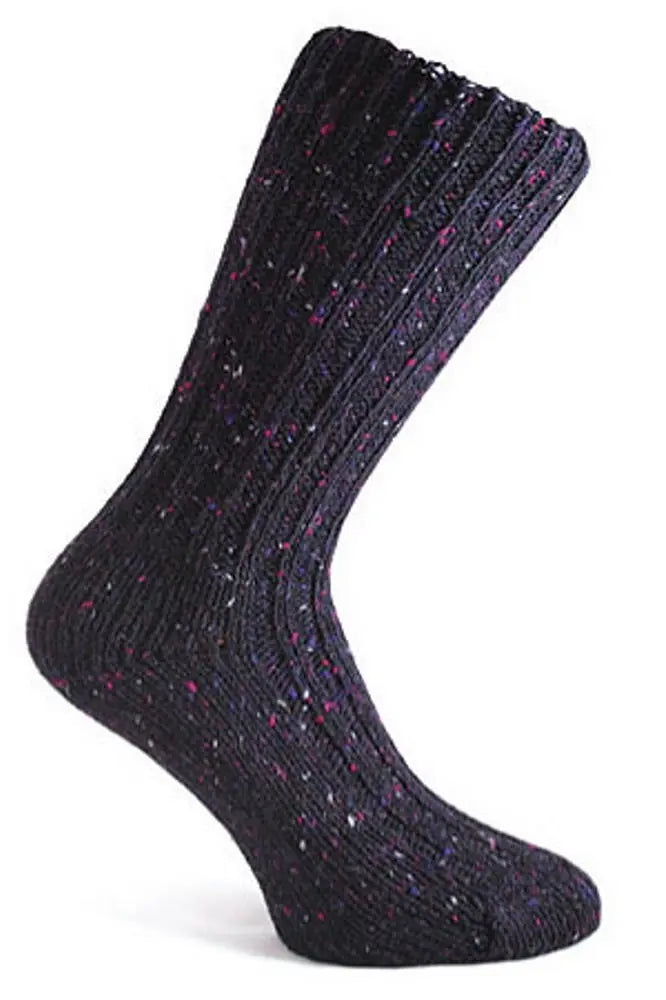 Donegal Irish Wool Socks - Blackberry