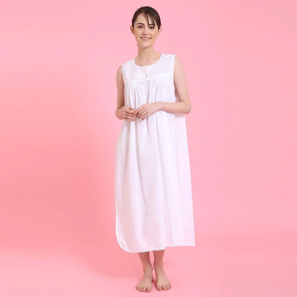 Nightdress Elizabeth 100 Cotton