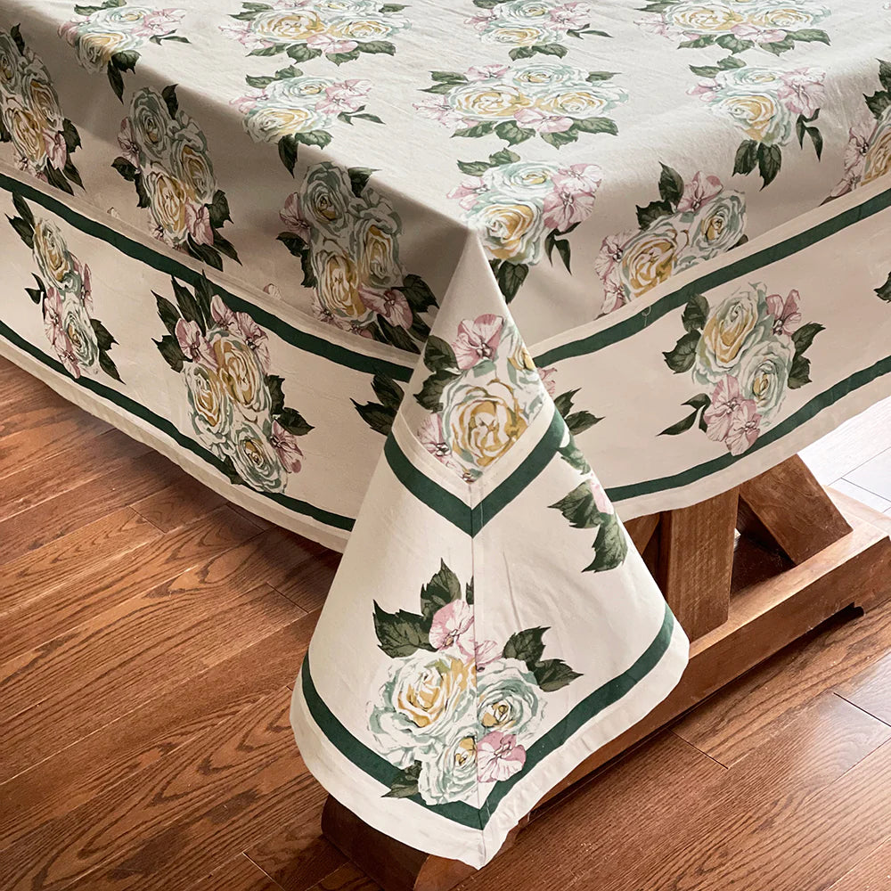 Cotton Tablecloth: "Esmerelda"