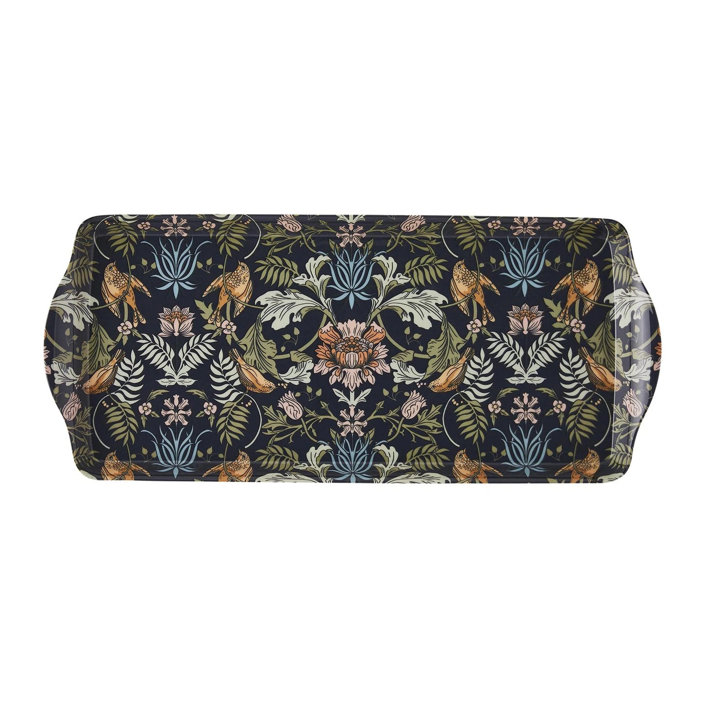 Melamine Tray "Finch & Flower"