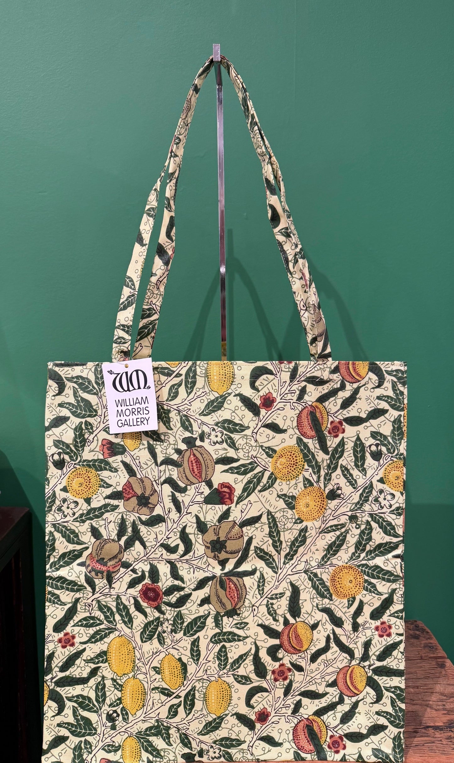 Tote Bag (Coated Cotton) William Morris "Fruit"