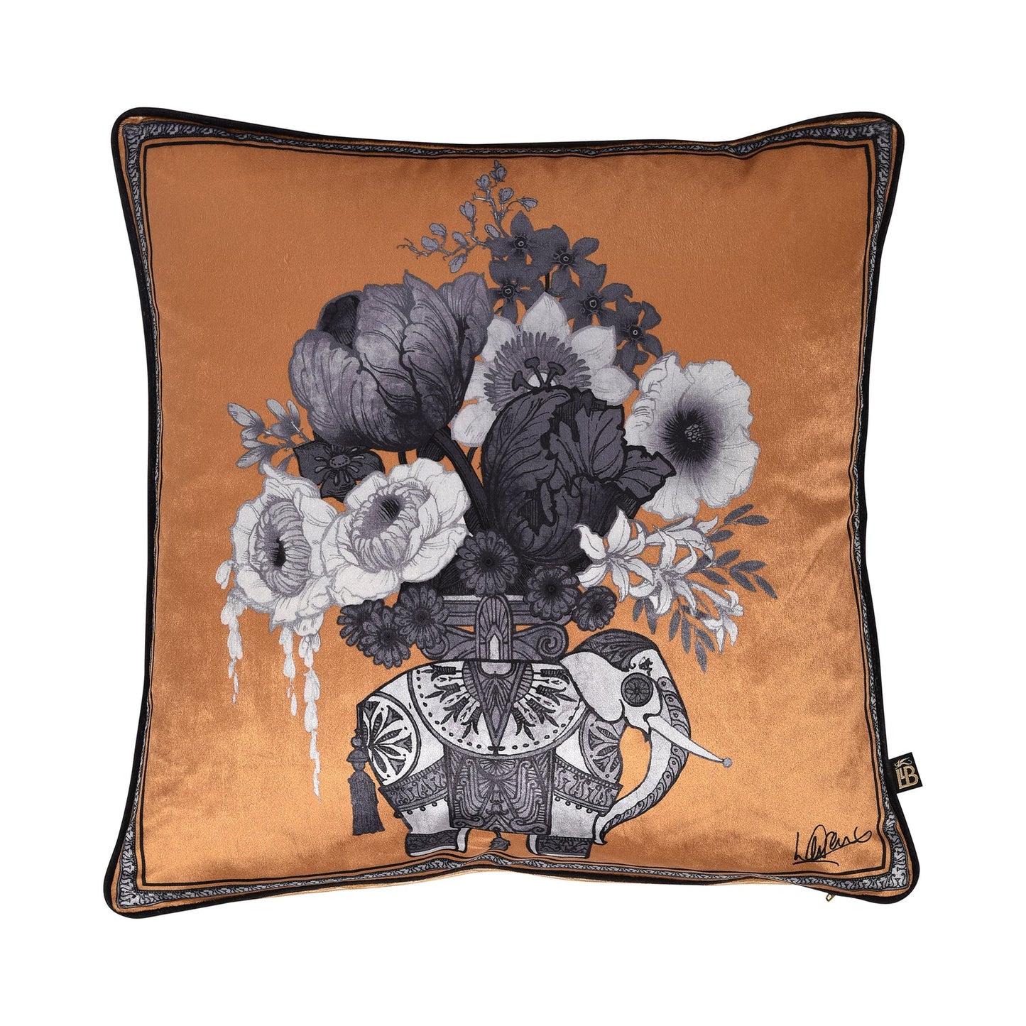 Clearance! Generou Elephant Pillow - Yellow