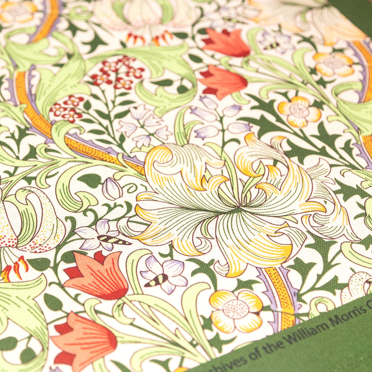 William Morris Tea Towel "Golden Lily"