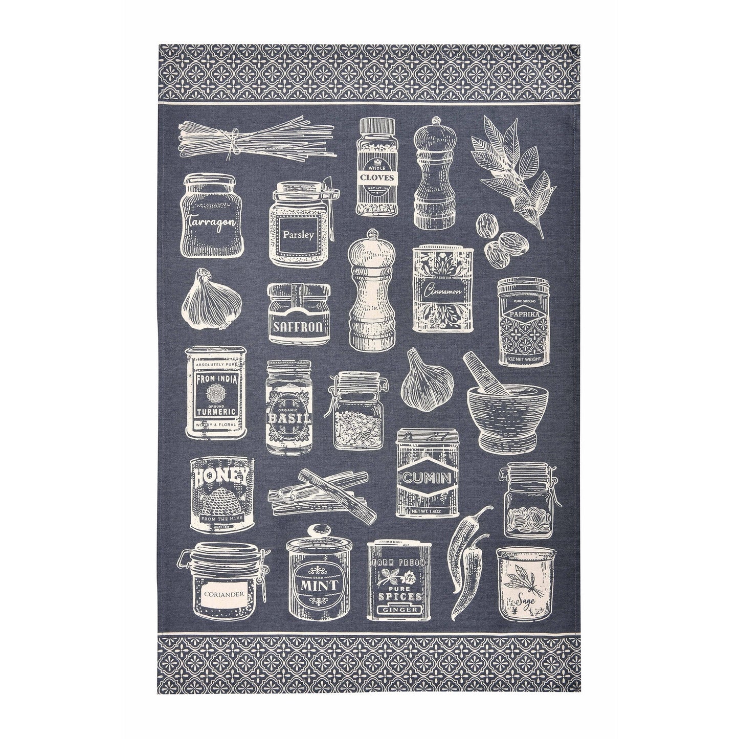 Tea Towel "Herbs & Spices"