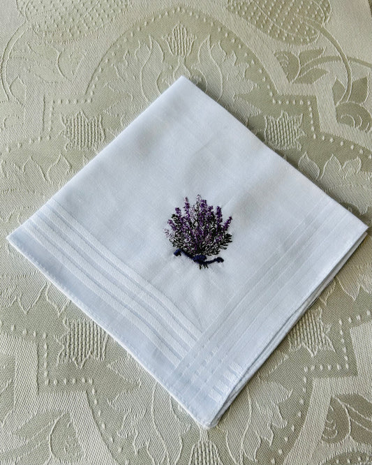 Handkerchief Ladies - Embossed Cotton Lavender