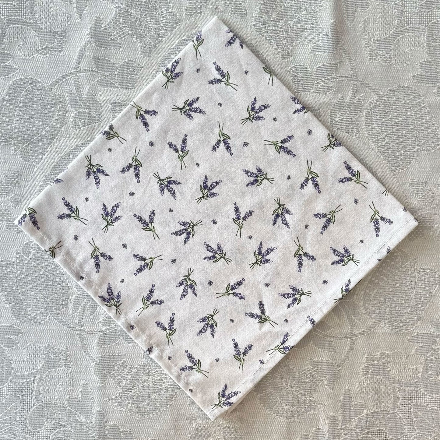 L'Ensoleillade Cotton Napkin: "Lavandines"