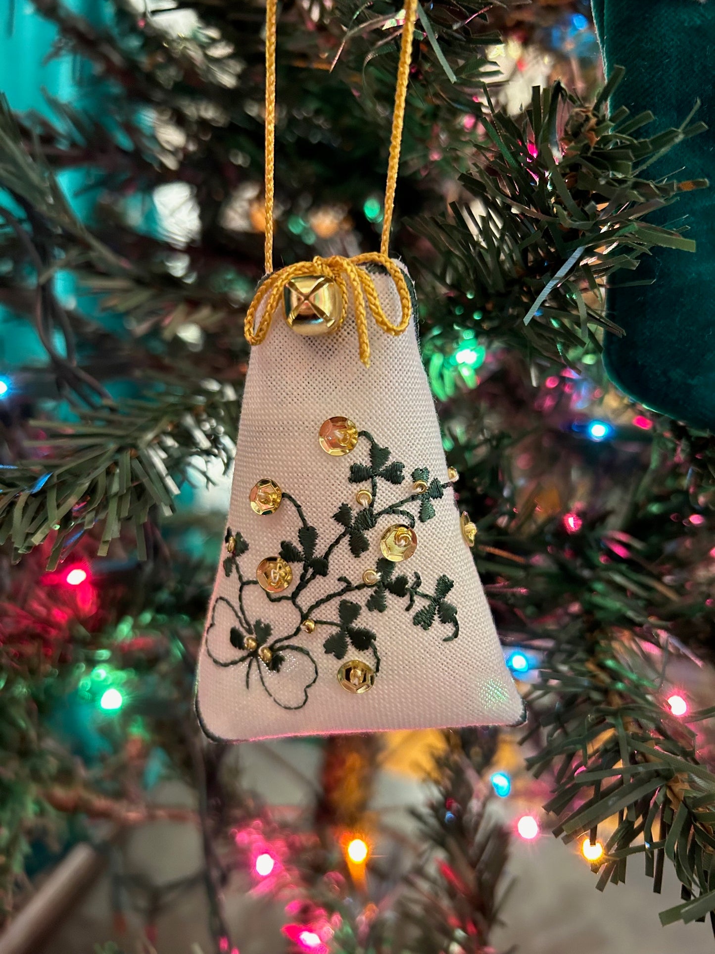 Handmade Holiday Tree Ornament: Irish Christmas Blessing