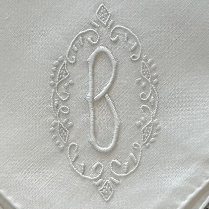 Handkerchief Men's - Cotton Monogram Initials