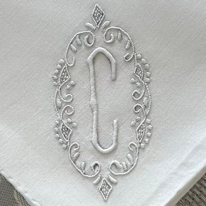 Handkerchief Men's - Cotton Monogram Initials