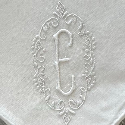 Handkerchief Men's - Cotton Monogram Initials