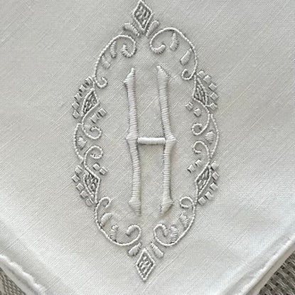 Handkerchief Men's - Cotton Monogram Initials