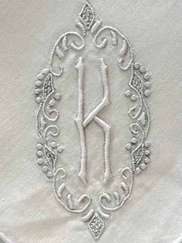 Handkerchief Men's - Cotton Monogram Initials