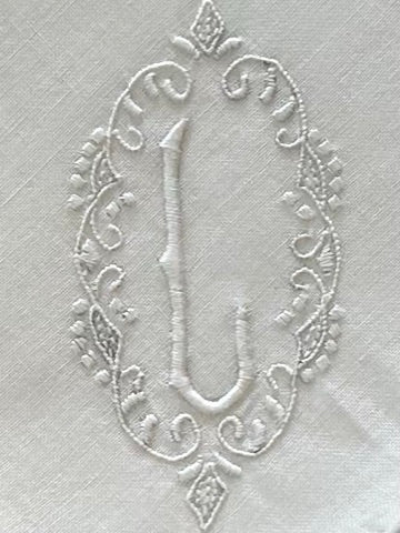 Handkerchief Men's - Cotton Monogram Initials