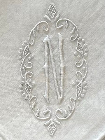 Handkerchief Men's - Cotton Monogram Initials