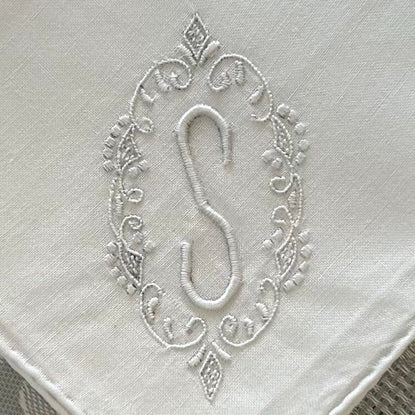 Handkerchief Men's - Cotton Monogram Initials