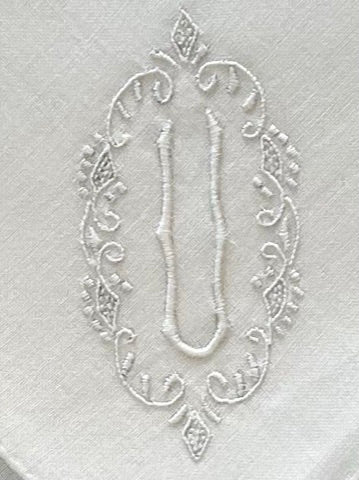 Handkerchief Men's - Cotton Monogram Initials