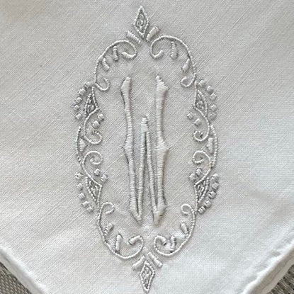 Handkerchief Men's - Cotton Monogram Initials