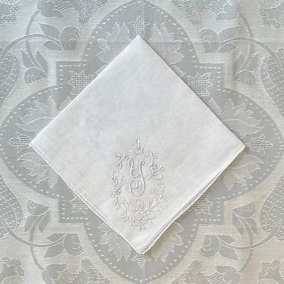 Handkerchief Ladies - Cotton Monogram Initials