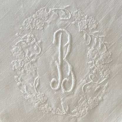 Handkerchief Ladies - Cotton Monogram Initials