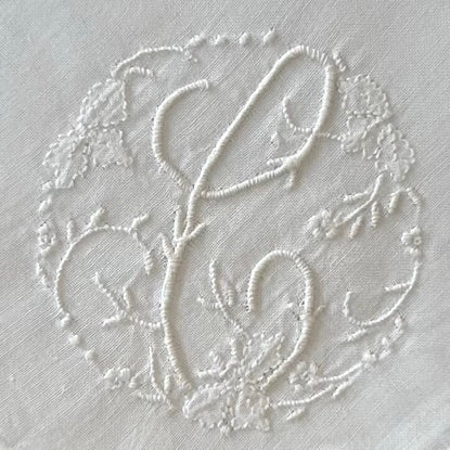 Handkerchief Ladies - Cotton Monogram Initials
